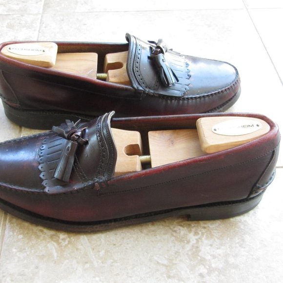 Johnston & Murphy Leather Tassel Loafers Size 9 - Picture 2 of 8